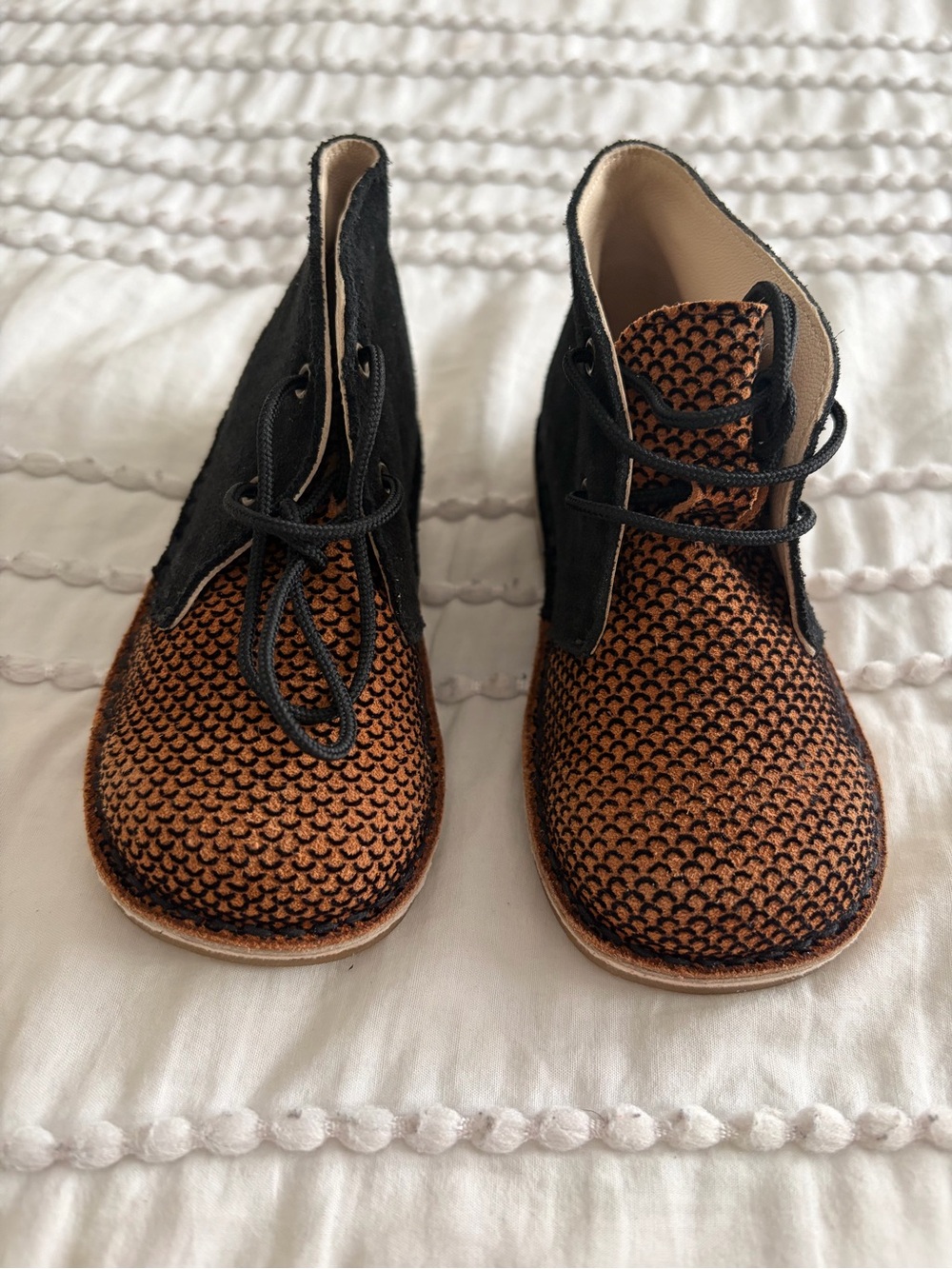 Sonatina Lace up Suede Shoes